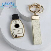 2/3 mygtukų automobilio nuotolinio valdymo pulto rakto dėklo dangtelis, skirtas Mercedes Benz ABRG klasės GLK GLA GLC GLR W204 W210 W176 W202 W463 minkštas TPU