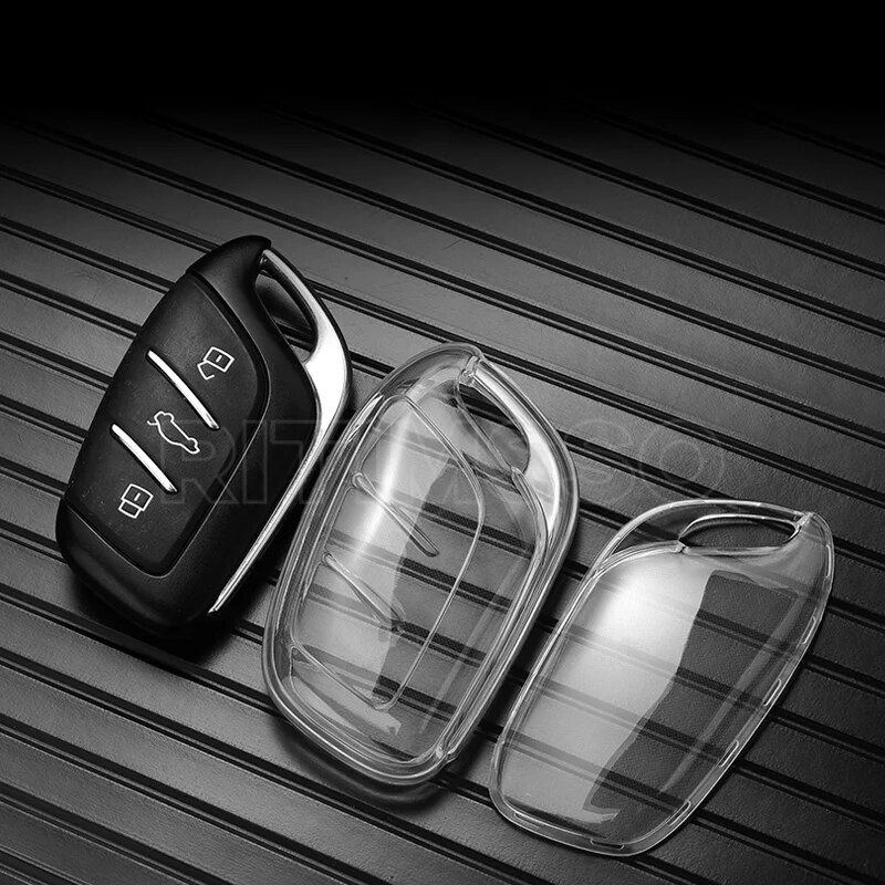 Auto kaugjuhtimispuldi võtmeümbrise korpuse kate MG ZS HS 5 6 EZS pehme läbipaistev TPU auto võtmeümbris Roewe RX8 RX5 RX3 I6 I5 tarvikutele