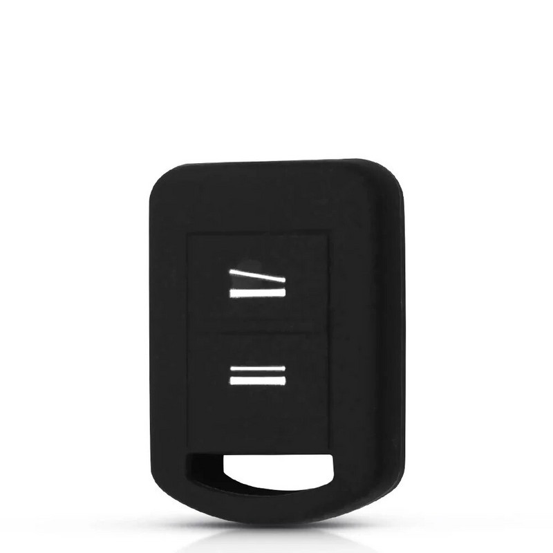 KEYYOU jaoks Vauxhall Opel Corsa Agila Meriva Combo 2 nupuga kaugjuhtimispuldiga auto võtmekaane nahk silikoonist puldi ümbris
