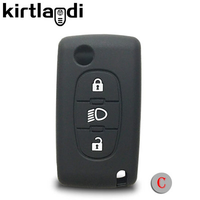 Κέλυφος θήκης κλειδιού απομακρυσμένου καλύμματος για Peugeot Expert 2008 3008 5008 308 508 407 207 Partner Rifter for Citroen C8 C4 Picasso C5 C3 C6