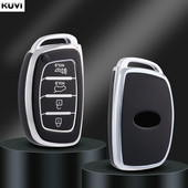3 4 mygtukų NAUJAS TPU automobilio išmaniojo rakto dėklo dangtelis, skirtas Hyundai Tucson Santa Fe Rena Sonata Elantra Creta Ix35 Ix45 I10 I30 I40 raktų pakabukas