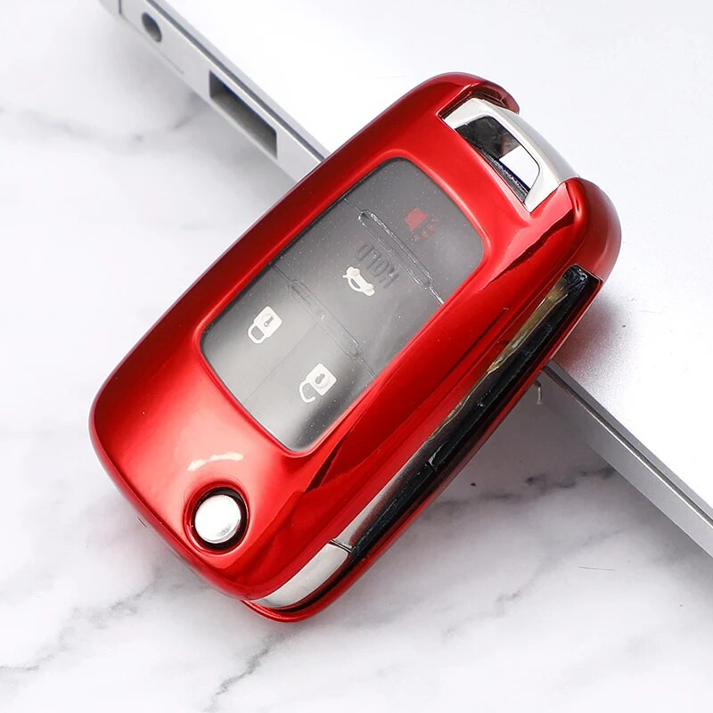 TPU auto võtmeümbrise kaanega võtmehoidja Chevrolet Cruze Aveo Trax Malibu Captiva jaoks Buick Opel Vauxhall Astra Corsa Insignia Mokka jaoks