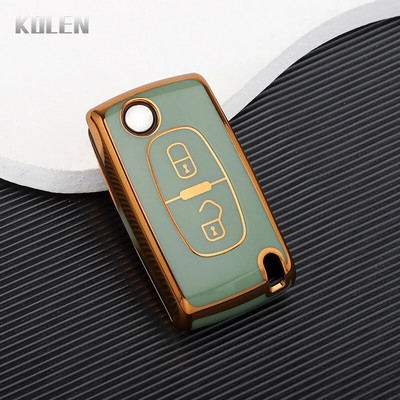 Uus TPU auto kaugjuhtimispuldi võtme korpuse kate Peugeot 107 207 307 308 407 607 3008 5008 jaoks Citroen Xsara Picasso C5 C6 C8 võtmeta