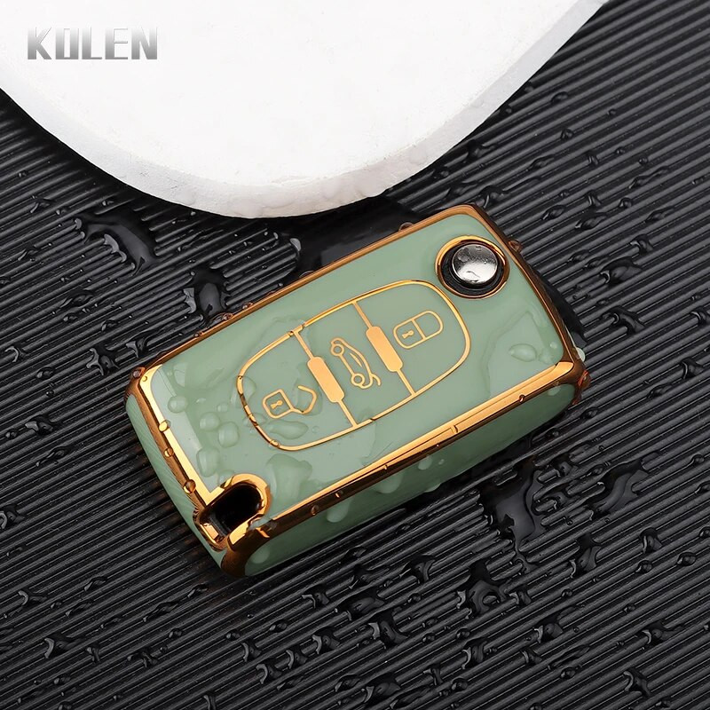 Uus TPU auto kaugjuhtimispuldi võtme korpuse kate Peugeot 107 207 307 308 407 607 3008 5008 jaoks Citroen Xsara Picasso C5 C6 C8 võtmeta