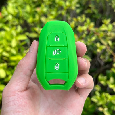 Silikoninis automobilio rakto dėklas, skirtas Citroen C2 C3 C5 X7 C4 Picasso Berlingo, skirtas Peugeot 208 308 408 508 3008 4008 5008 Smart Key