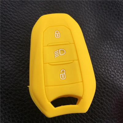 Silikoninis automobilio rakto dėklas, skirtas Citroen C2 C3 C5 X7 C4 Picasso Berlingo, skirtas Peugeot 208 308 408 508 3008 4008 5008 Smart Key