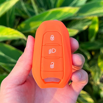 Silikoninis automobilio rakto dėklas, skirtas Citroen C2 C3 C5 X7 C4 Picasso Berlingo, skirtas Peugeot 208 308 408 508 3008 4008 5008 Smart Key