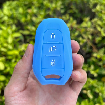 Silikoninis automobilio rakto dėklas, skirtas Citroen C2 C3 C5 X7 C4 Picasso Berlingo, skirtas Peugeot 208 308 408 508 3008 4008 5008 Smart Key