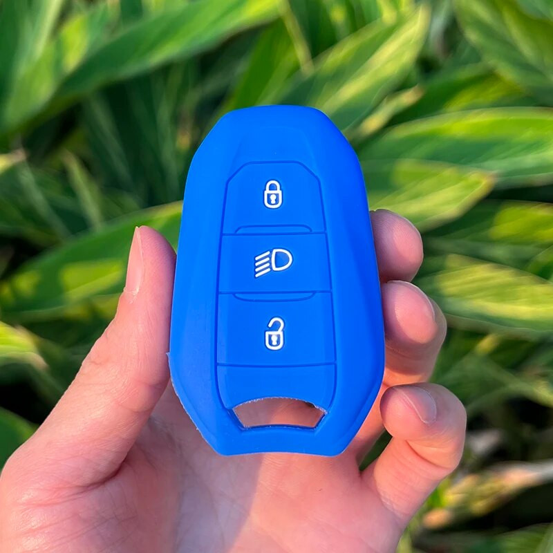 Silikoninis automobilio rakto dėklas, skirtas Citroen C2 C3 C5 X7 C4 Picasso Berlingo, skirtas Peugeot 208 308 408 508 3008 4008 5008 Smart Key