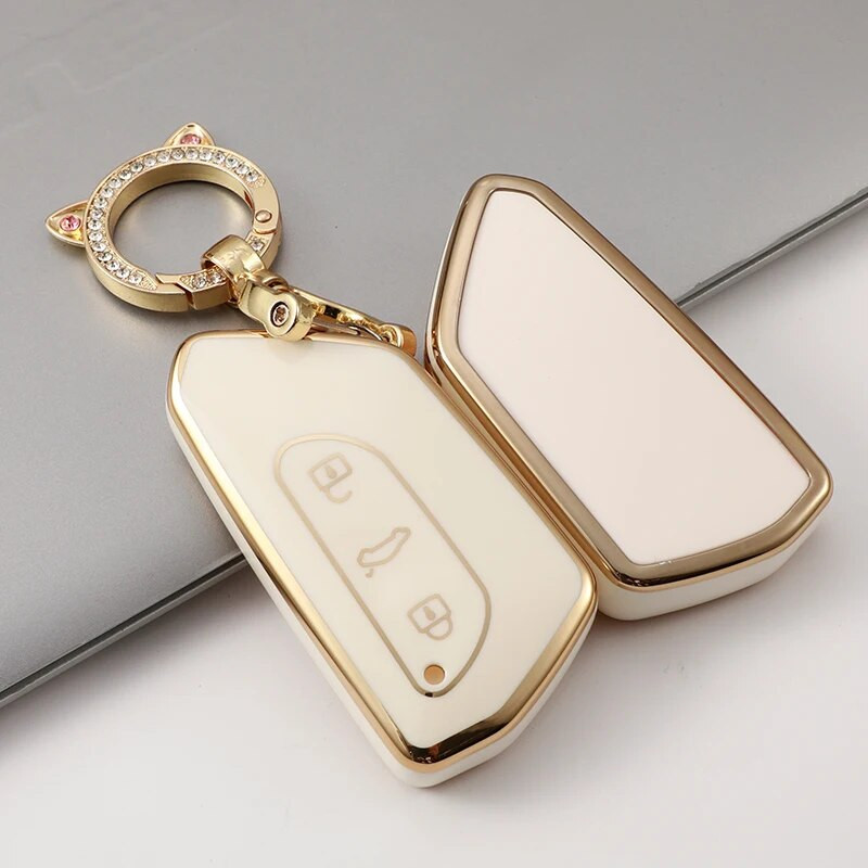 TPU autovõtme korpuse kate VW Volkswagen Golf 8 MK8 ID.3 ID.4 Cupra Skoda Octavia A8 SEAT Leon MK4 2020 2021 Formentor Tarraco jaoks