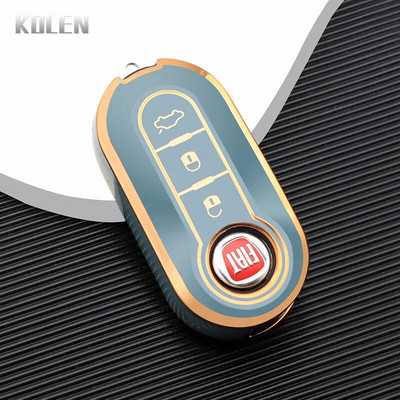 TPU Automobilio sulankstomas raktų dėklo dangtelis, skirtas FIAT 500 Ducato Panda Punto 500L Lancia Musa Citroen džemperiui Peugeot Boxer