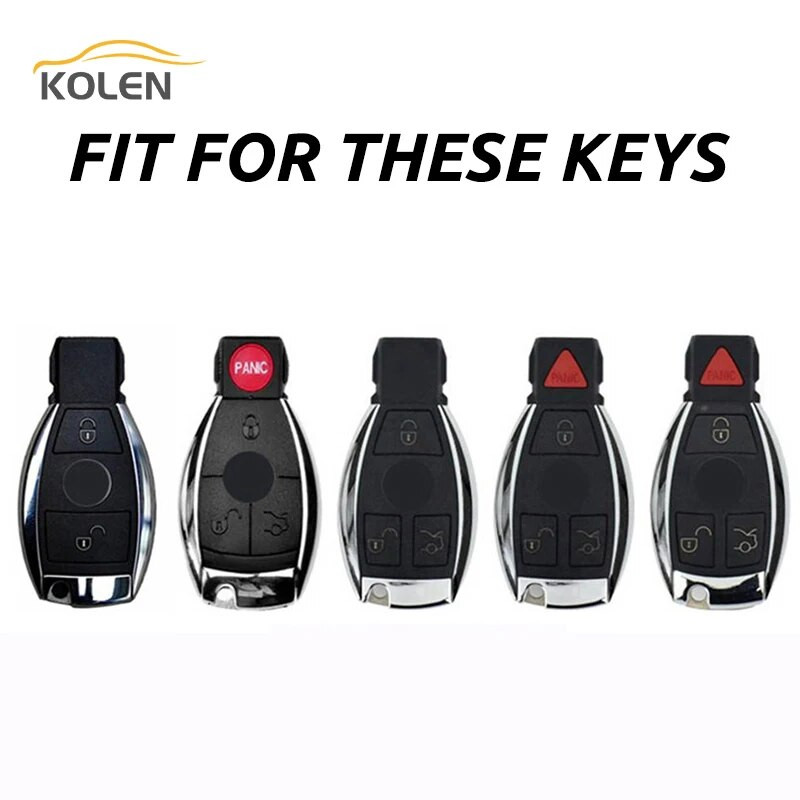 Μαλακό κάλυμμα θήκης κλειδιού τηλεχειριστηρίου αυτοκινήτου TPU για Mercedes Bnez CLA GLC GLA GLK W203 W210 W211 W204 W176 ABCR Class AMG Αξεσουάρ