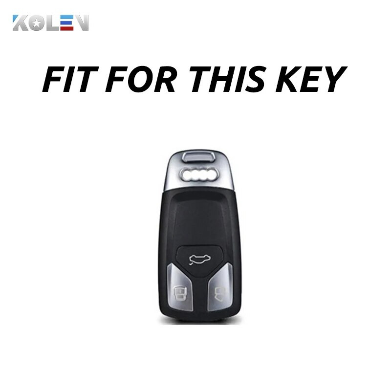 Δερμάτινο + TPU Κάλυμμα θήκης κλειδιού τηλεχειριστηρίου αυτοκινήτου για Audi A4 B9 A5 A6L A6 S4 S5 S7 8W Q7 4M Q5 TT TTS RS Coupe Styling Αξεσουάρ