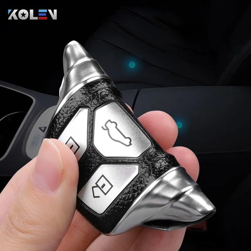 Δερμάτινο + TPU Κάλυμμα θήκης κλειδιού τηλεχειριστηρίου αυτοκινήτου για Audi A4 B9 A5 A6L A6 S4 S5 S7 8W Q7 4M Q5 TT TTS RS Coupe Styling Αξεσουάρ