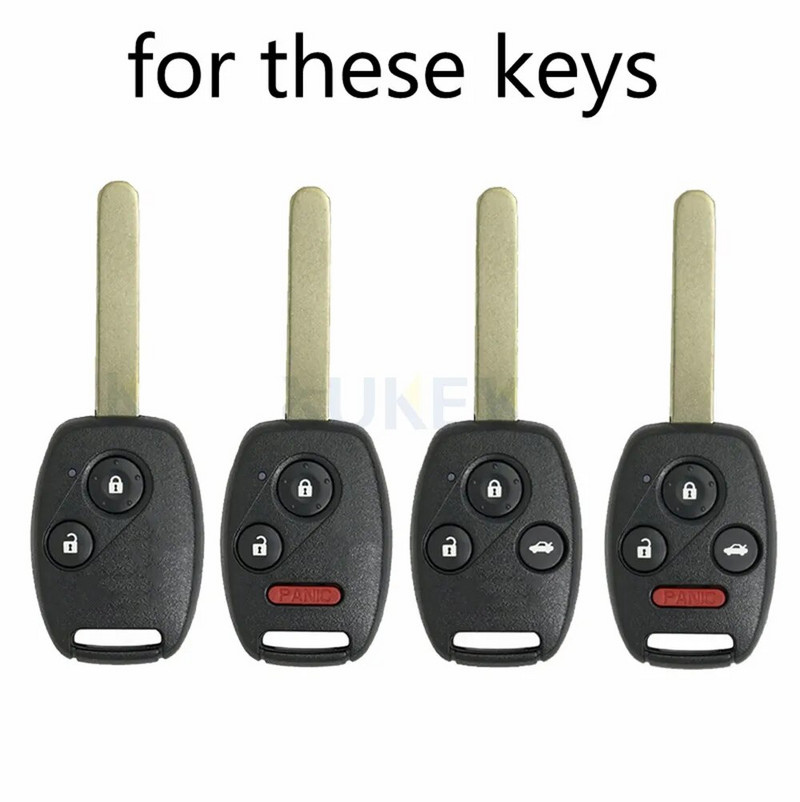 2/3/2 1/3 1 tipke Fob daljinski ključ Kućište za Honda Accord Fit CR-V Civic Pilot Insight Ridgeline 2008 2009 2010 2011 2012