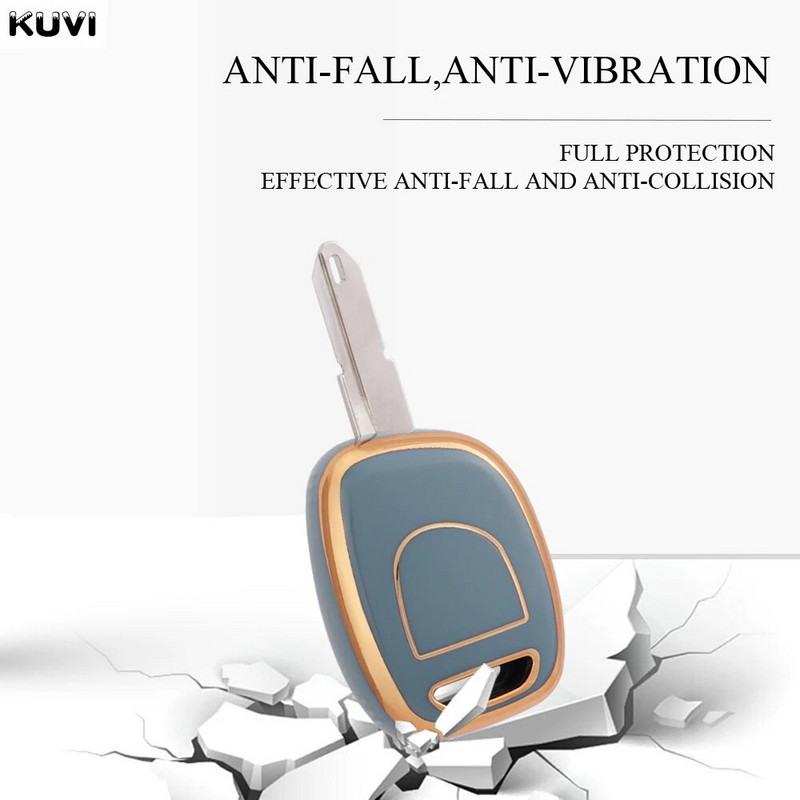 UUS TPU autovõtme ümbrise kaane korpus Renault Master Kangoo Clio Twingo NO VAC102 tera PCF7946 ID46 kiip 433MHZ lõikamata NE73 jaoks