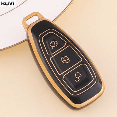 NOU TPU pentru chei de la distanță de mașină Husa Shell Cover Fob pentru Ford Focus 3 4 ST Mondeo MK3 MK4 Fiesta Fusion Kuga 2013 2014 2015 2017 2018