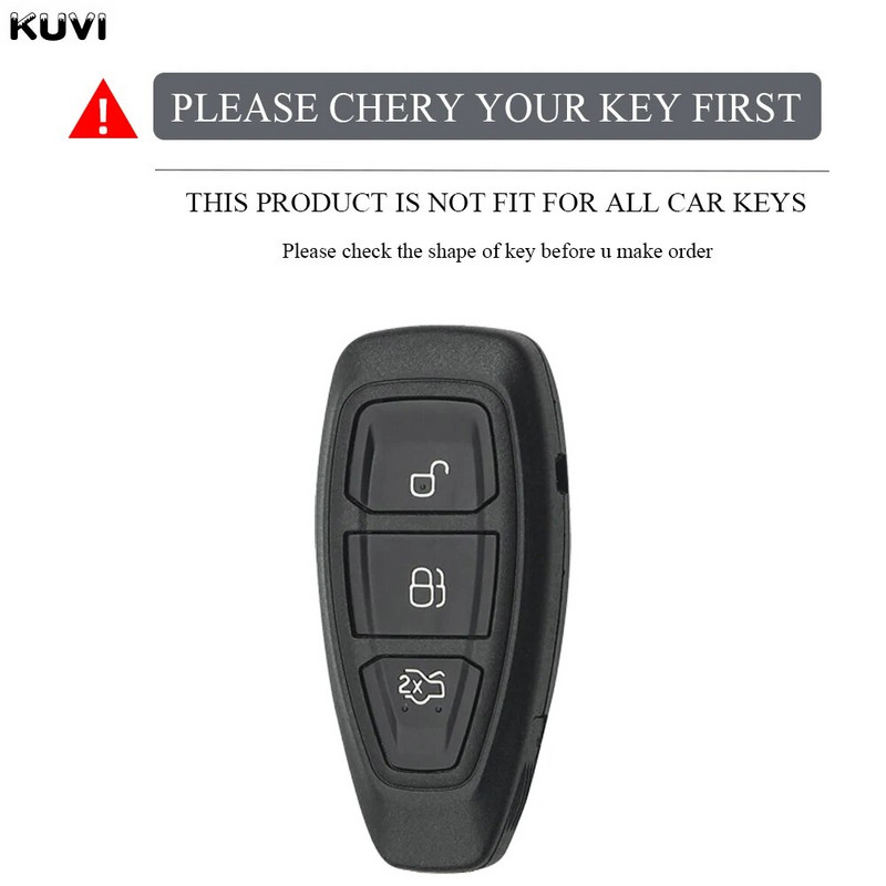 NOU TPU pentru chei de la distanță de mașină Husa Shell Cover Fob pentru Ford Focus 3 4 ST Mondeo MK3 MK4 Fiesta Fusion Kuga 2013 2014 2015 2017 2018