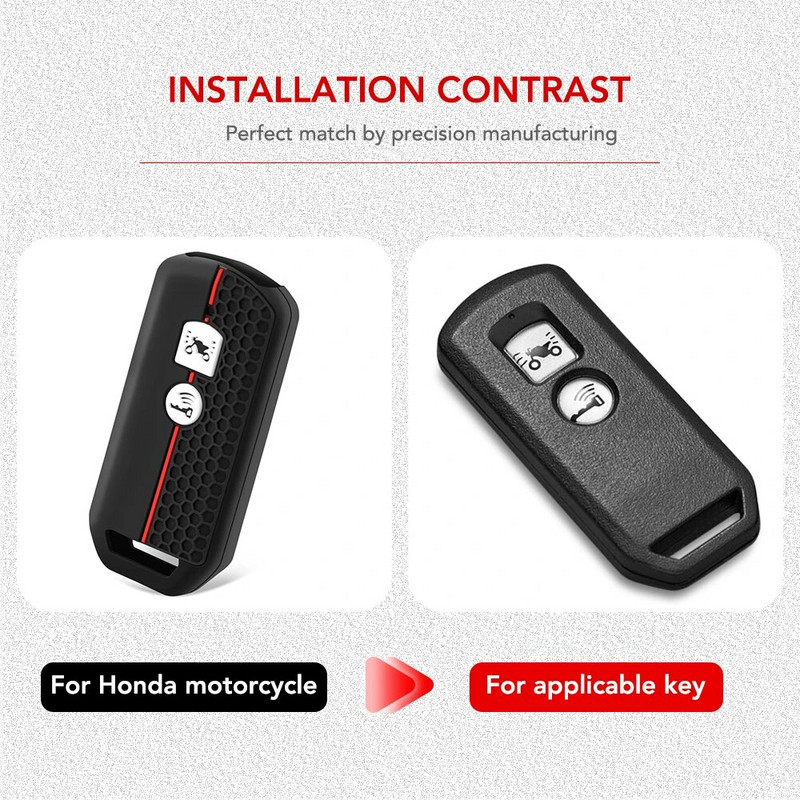 Silikoninis raktų dėklas, skirtas Honda Forza 250 350 X-ADV 750 SH150i Super Cup SH300 150 PCX 125 SH125 JpADV150 2020 2021 Smart Key Cover