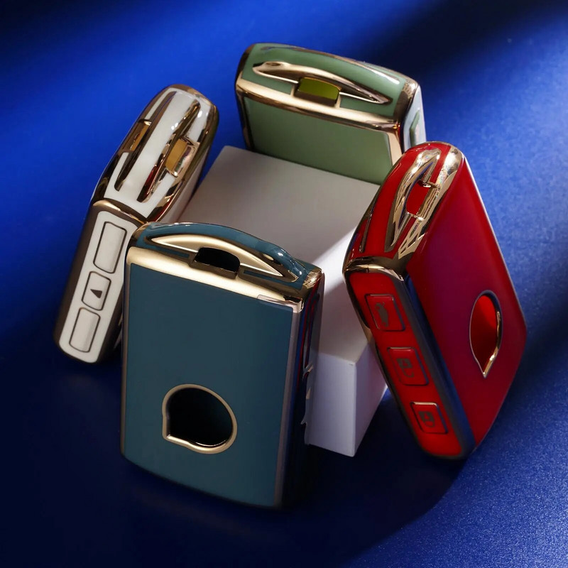 Θήκη κάλυμμα κλειδιού αυτοκινήτου για Volvo XC40 XC60 S90 XC90 V90 Polestar 1 2 C30 2019 2020 Μπρελόκ Συναγερμός αυτοκινήτου Αξεσουάρ τηλεχειριστηρίου W1D7