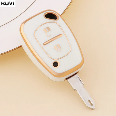 JAUNS TPU automašīnas tālvadības pults atslēgas korpusa vāciņš priekš Renault Movano Trafic Kangoo Vauxhall Opel Vivaro Protector Fob piederumi