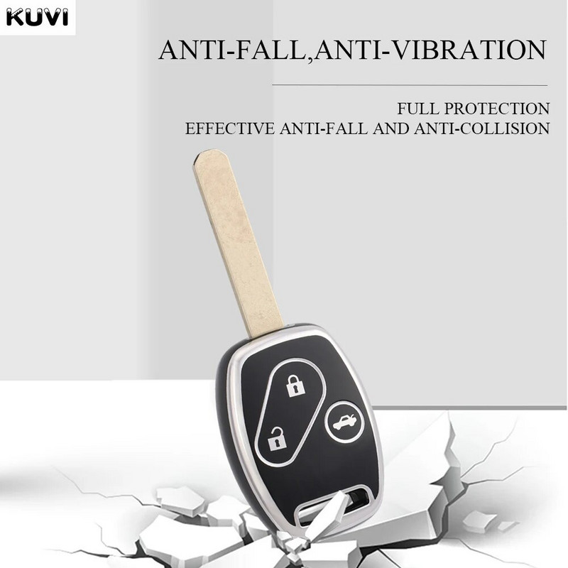 Modni TPU automobilski daljinski ključ, navlaka za Honda Accord Civic CRV CR-V Pilot Insight Ridgeline Protector Fob Dodaci
