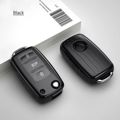 Automašīnas atslēgas vāka korpusa turētājs Volkswagen VW Golf mk7 7 3 4 5 6 6r Skoda Octavia A7 polo 9n mk4 passat b7 b8 Tiguan piederumi