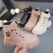 Baby Short Boot Girl Fashion Boot Κορεατική έκδοση Baby Boy Shoe Ευέλικτο παιδικό παπούτσι για κορίτσι Ботинки Для Девочки Bota Infantil Menina