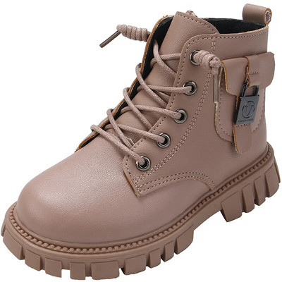 Baby Short Boot Girl Fashion Boot Κορεατική έκδοση Baby Boy Shoe Ευέλικτο παιδικό παπούτσι για κορίτσι Ботинки Для Девочки Bota Infantil Menina