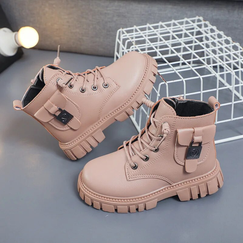 Baby Short Boot Girl Fashion Boot Κορεατική έκδοση Baby Boy Shoe Ευέλικτο παιδικό παπούτσι για κορίτσι Ботинки Для Девочки Bota Infantil Menina