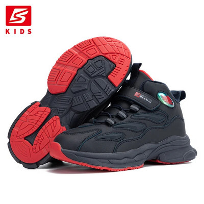 Baasploa Boys Παιδικές χειμωνιάτικες μπότες για χιόνι για κορίτσια Βαμβακερά παπούτσια Παιδική μόδα Χοντρό φλις Keep ζεστό Αδιάβροχο υπαίθριο πάνινα παπούτσια Causal