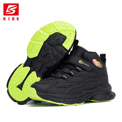 Baasploa Boys Παιδικές χειμωνιάτικες μπότες για χιόνι για κορίτσια Βαμβακερά παπούτσια Παιδική μόδα Χοντρό φλις Keep ζεστό Αδιάβροχο υπαίθριο πάνινα παπούτσια Causal