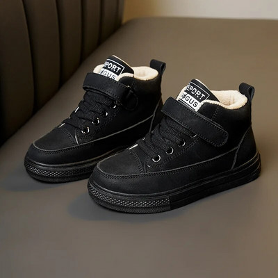 Παιδικά Snow Boots Αγόρια Αντιολισθητικά Αθλητικά Παπούτσια Χειμερινά ζεστά βελούδινα Παιδικά μποτάκια Martin Φοιτητικά παπούτσια Παιδικά παπούτσια πεζοπορίας