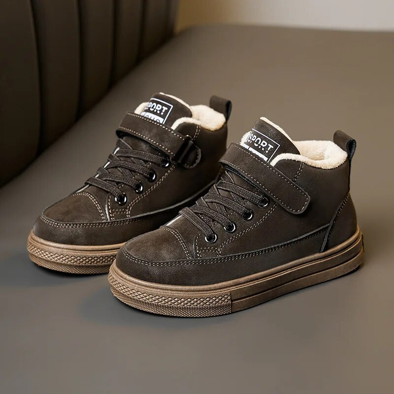 Παιδικά Snow Boots Αγόρια Αντιολισθητικά Αθλητικά Παπούτσια Χειμερινά ζεστά βελούδινα Παιδικά μποτάκια Martin Φοιτητικά παπούτσια Παιδικά παπούτσια πεζοπορίας