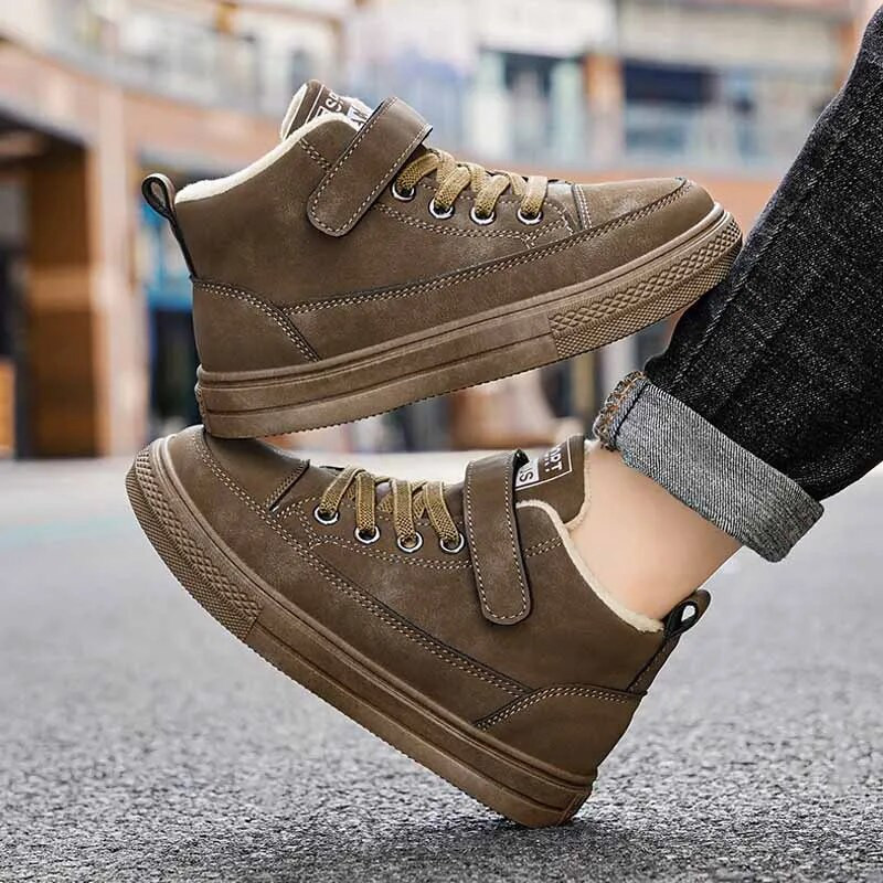 Παιδικά Snow Boots Αγόρια Αντιολισθητικά Αθλητικά Παπούτσια Χειμερινά ζεστά βελούδινα Παιδικά μποτάκια Martin Φοιτητικά παπούτσια Παιδικά παπούτσια πεζοπορίας