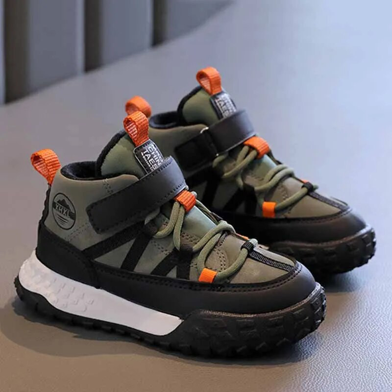 Laste tossud Sügistalv Poistele Spordijalatsid Tüdrukutele Palus kašmiir sooja voodriga vabaajajalatsid Studnet Kingad Teismeliste jooksujalatsid