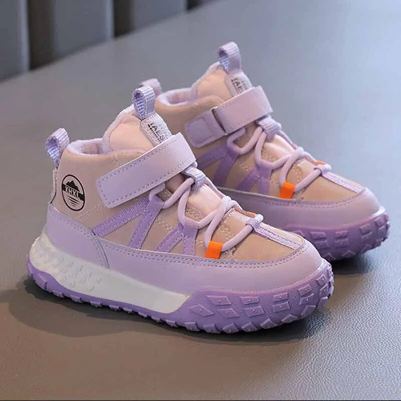 Laste tossud Sügistalv Poistele Spordijalatsid Tüdrukutele Palus kašmiir sooja voodriga vabaajajalatsid Studnet Kingad Teismeliste jooksujalatsid