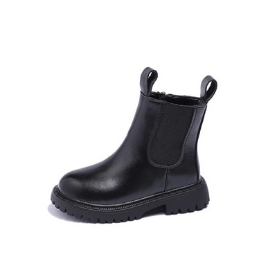 2023 Νέα χειμερινά παιδικά παπούτσια PU Δερμάτινα αδιάβροχα παλίρροια Παιδικά μποτάκια για το χιόνι Μάρκα κορίτσια αγόρια Μπότες από καουτσούκ Μόδα αθλητικά παπούτσια