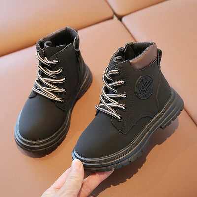 Αγόρια Martin Μπότες Φθινοπωρινά 1-5 ετών Αντιολισθητικά Παπούτσια Περπάτημα Μαλακή σόλα Ευέλικτη Παιδικά Παπούτσια Γυναικεία Μπότες