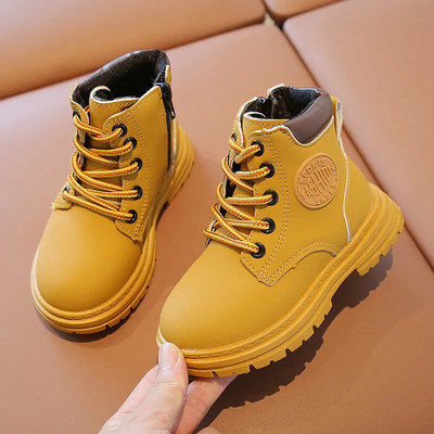 Αγόρια Martin Μπότες Φθινοπωρινά 1-5 ετών Αντιολισθητικά Παπούτσια Περπάτημα Μαλακή σόλα Ευέλικτη Παιδικά Παπούτσια Γυναικεία Μπότες