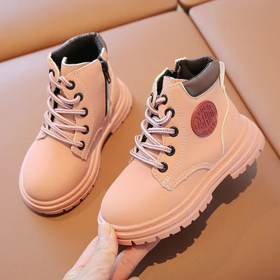 Αγόρια Martin Μπότες Φθινοπωρινά 1-5 ετών Αντιολισθητικά Παπούτσια Περπάτημα Μαλακή σόλα Ευέλικτη Παιδικά Παπούτσια Γυναικεία Μπότες