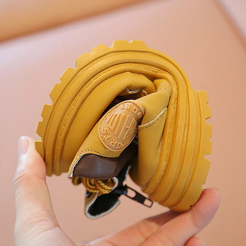 Αγόρια Martin Μπότες Φθινοπωρινά 1-5 ετών Αντιολισθητικά Παπούτσια Περπάτημα Μαλακή σόλα Ευέλικτη Παιδικά Παπούτσια Γυναικεία Μπότες