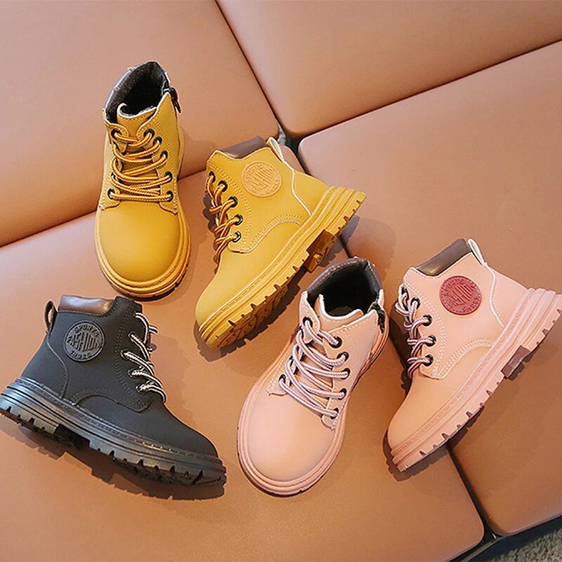 Αγόρια Martin Μπότες Φθινοπωρινά 1-5 ετών Αντιολισθητικά Παπούτσια Περπάτημα Μαλακή σόλα Ευέλικτη Παιδικά Παπούτσια Γυναικεία Μπότες