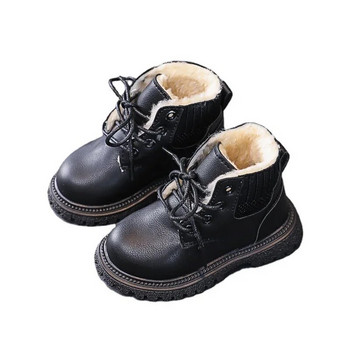 Άνετη βελούδινη επένδυση Παιδικές μπότες χιονιού Αντιολισθητικό μαλακό πάτο με υλικό που κολλάει Βρεφικά μικρά αγόρια για κορίτσια Χειμερινά παπούτσια E08061