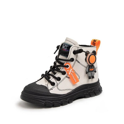 Visokokvalitetne dječje čizme s platformom, modni crtani dizajn, čizme za malu djevojčicu, udobne proljetne jesenske dječje cipele za dječake