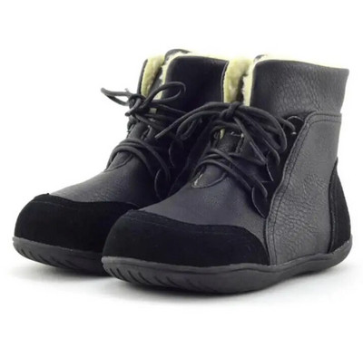 Lastele ehtsast nahast saapad Uued talvepoiste lumesaapad Lastejalatsid Tüdrukutele Pehme välistald Moodne paeltega plüüsnahast saapad