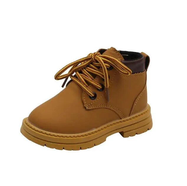 NAUJI Mergaičių odiniai sniego batai berniukams sportiniai batai rudeniniai PU odiniai sportbačiai vaikams Madingi batai mažyliams vaikiški batai šilti žieminiai batai