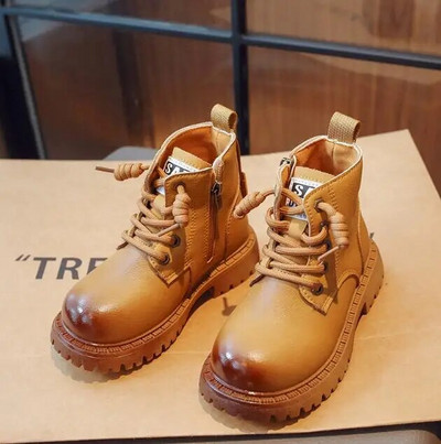 Tüdrukute lumesaapad 2023, uued ühevärvilised Suurbritannia stiilis klassikalised poiste poolsaapad Laste mitmekülgsed lumekingad kooliks