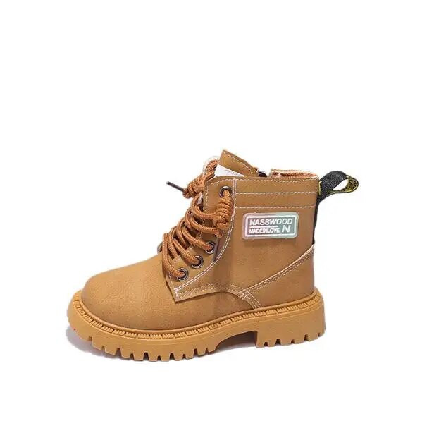 Φθινόπωρο Χειμώνας Κορίτσια Παιδικά Μποτάκια Χιονιού Αγόρια Δερμάτινα Μποτάκια Λούτρινα Μόδα Αδιάβροχα Αντιολισθητικά Ζεστά Παπούτσια Χιονιού για Παιδικά Αθλητικά Παπούτσια