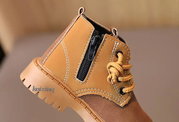 Kūdikių vaikiški trumpi batai berniukams rudens žiemos batai odiniai vaikiški batai madingi kūdikiai mergaičių batai batai vaikiški sniego batai